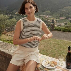 Varley Knowles textured knit sweater vest. NWOT size Large. Tank. New.